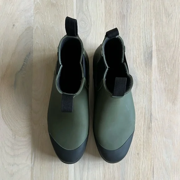 Everlane Olive Green Ankle Rain Boots - Picture 6 of 10